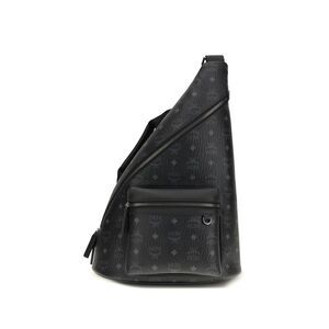 MCM Black Fabric Men's Backpack